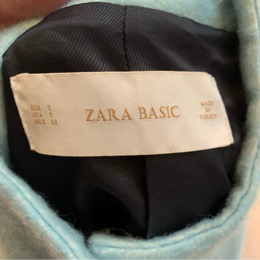 Zara Basic Three Button Turquoise Women’s Jacket … - image 7